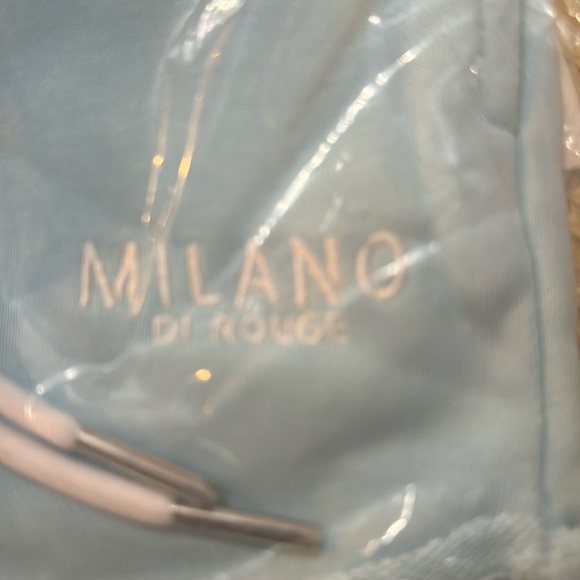 Milano Di Rouge-Kids Girl Summer Signature Fleece Shorts Powder Blue 5T NWT - Picture 5 of 6